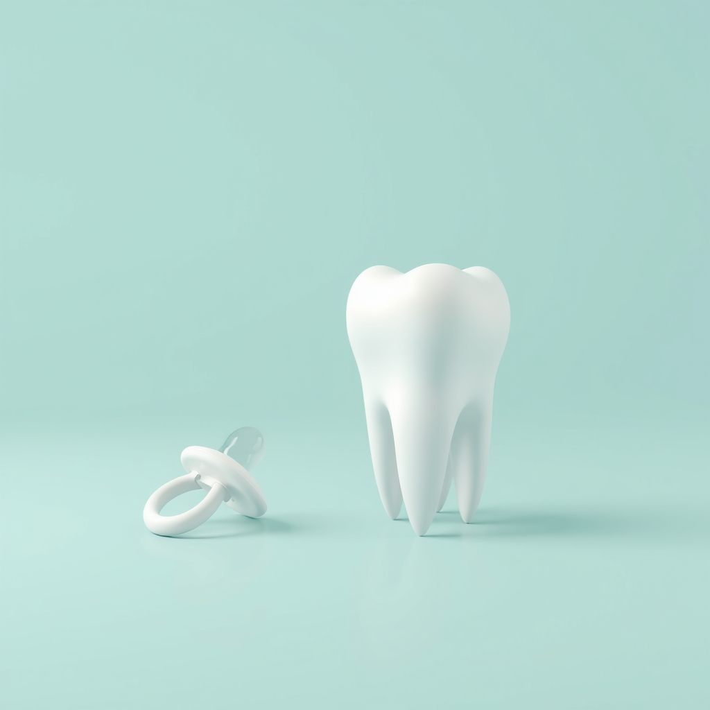 Illustration: Thumb Sucking and Pacifier Use: Effects on Your Child's Teeth and Jaw