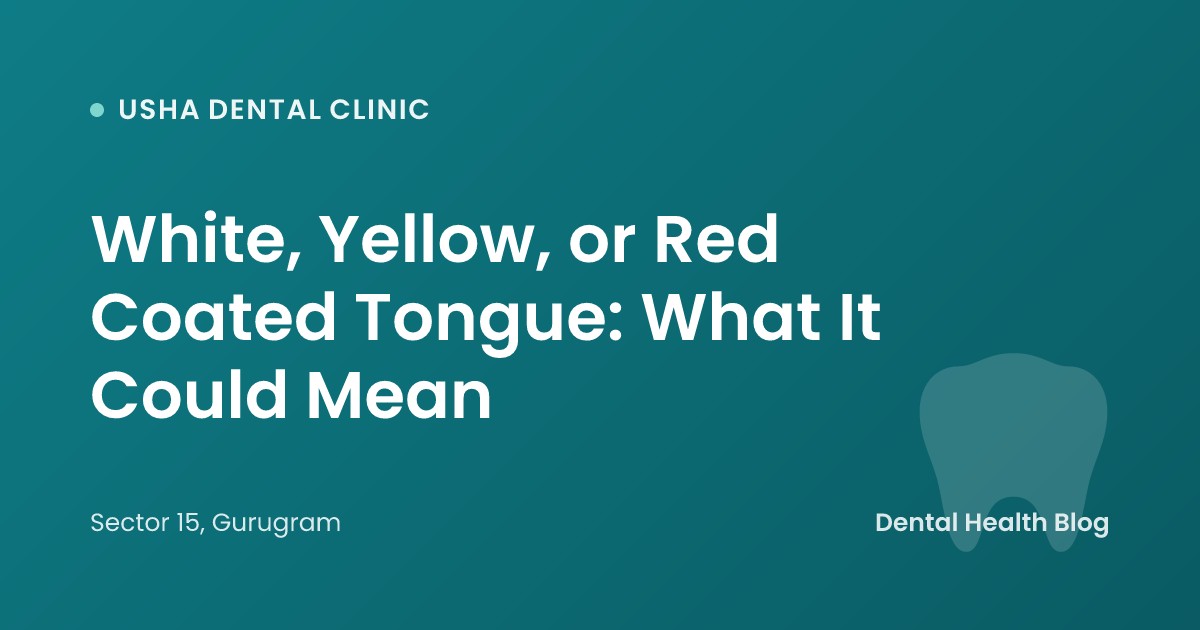 White, Yellow, or Red Coated Tongue: What It Could Mean